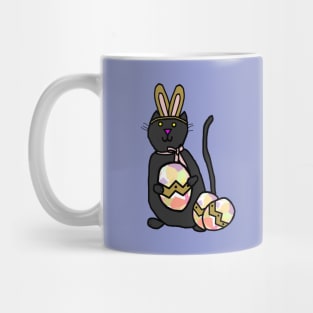 Funny Easter Bunny Ears Cat Mug